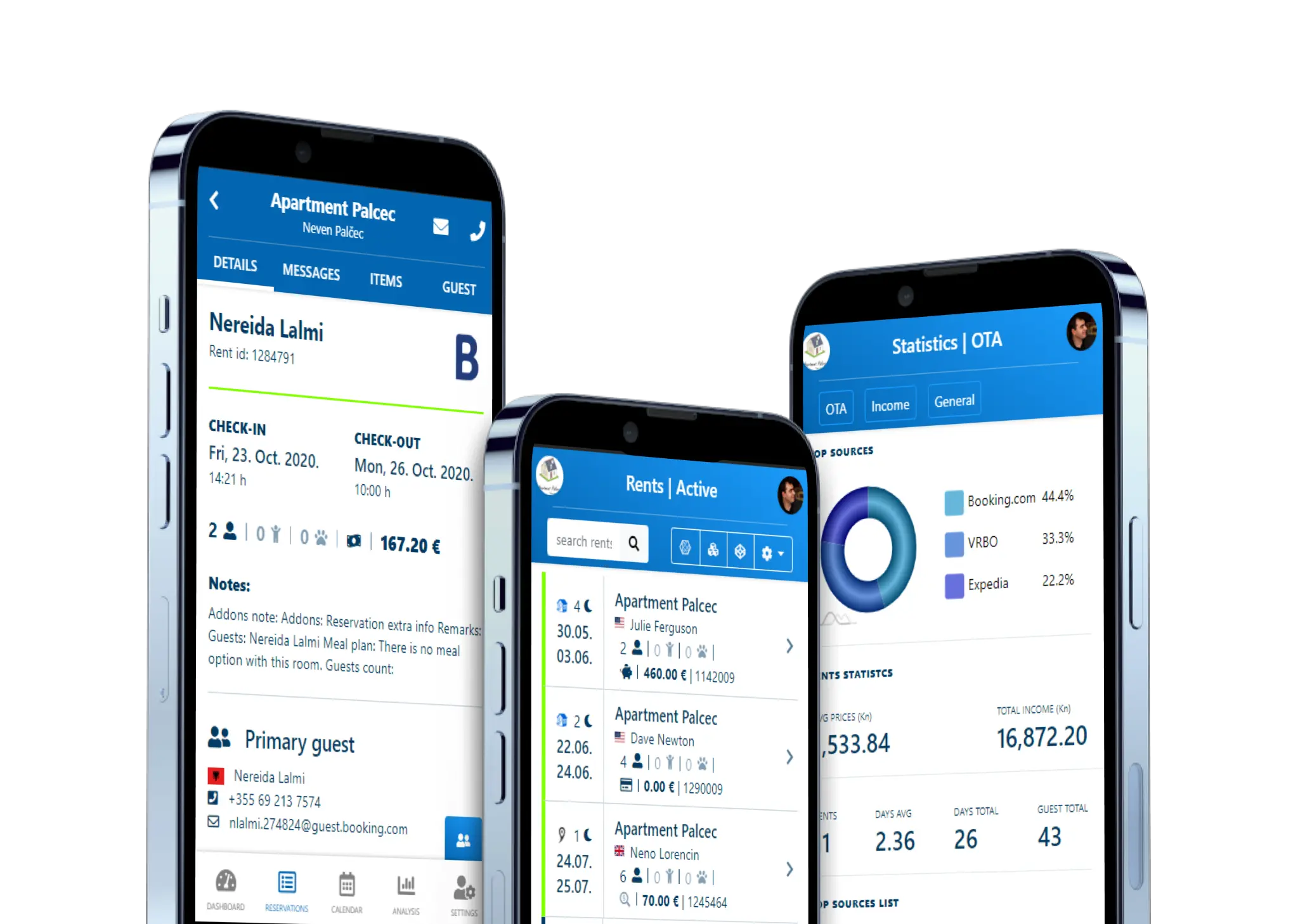 Manage accommodation wherever you are.